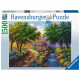 Puzzle Cottage au bord de la riviere - 1500 pieces - Ravensburger