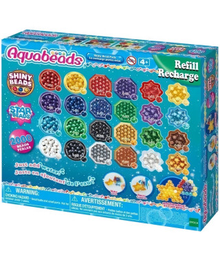 La recharge perles éclats - Aquabeads - Perles qui collent avec de l'eau