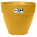 Elho Pot De Fleurs Rond VIBIA - Plastique Réservoir - Ø40 - Jaune Miel