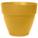 Elho Pot De Fleurs Rond VIBIA - Plastique Réservoir - Ø40 - Jaune Miel