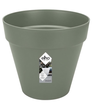 Pot De Fleurs Rond LOFT URBAN - Plastique Réservoir - Ø30 - Vert