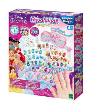 Aquabeads - Nail Studio - Le coffret de manucure Princesses Disney