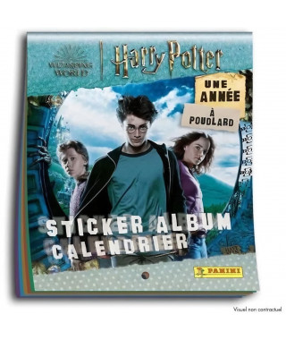 HARRY POTTER Une année a Poudlard - Album + range cartes