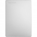 Disque dur externe - TOSHIBA - Canvio Slim - 1 To - Argent