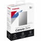 Disque dur externe - TOSHIBA - Canvio Slim - 1 To - Argent