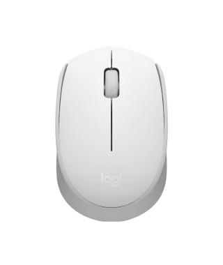 Logitech M171 Souris Sans Fil 2,4 GHz avec Mini-récepteur USB, Suivi Optique, Ambidextre - Blanc cassé
