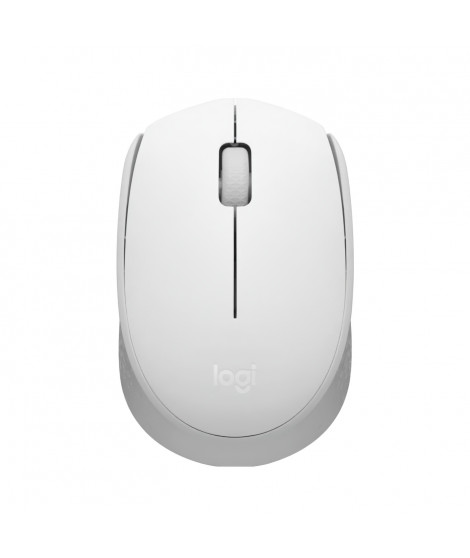 Logitech M171 Souris Sans Fil 2,4 GHz avec Mini-récepteur USB, Suivi Optique, Ambidextre - Blanc cassé
