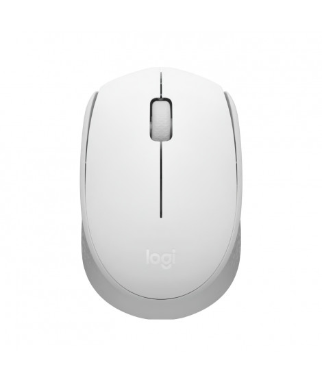 Logitech M171 Souris Sans Fil 2,4 GHz avec Mini-récepteur USB, Suivi Optique, Ambidextre - Blanc cassé