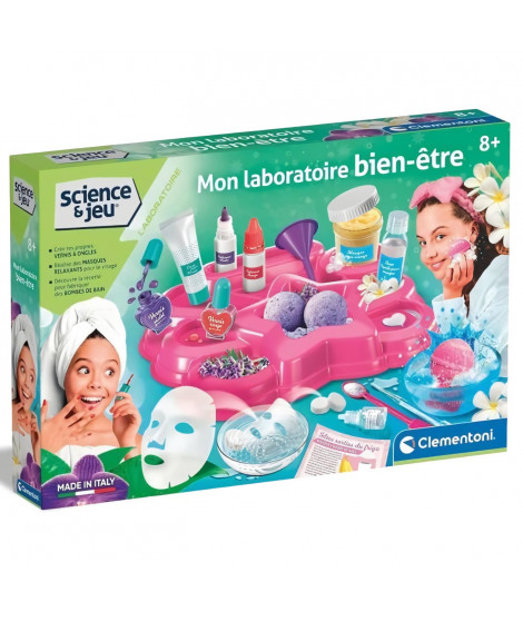 Clementoni - Sciences et Jeu - Mon laboratoire bien-etre - Fabriquer soi-meme ses produits de beauté