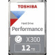 TOSHIBA X300 - High-performance Hard Drive Disque dur interne - 12 To - 256 Mo - 3,5 - 7200 tpm