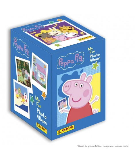 Boite de 36 pochettes de stickers et cartes Peppa Pig - PANINI