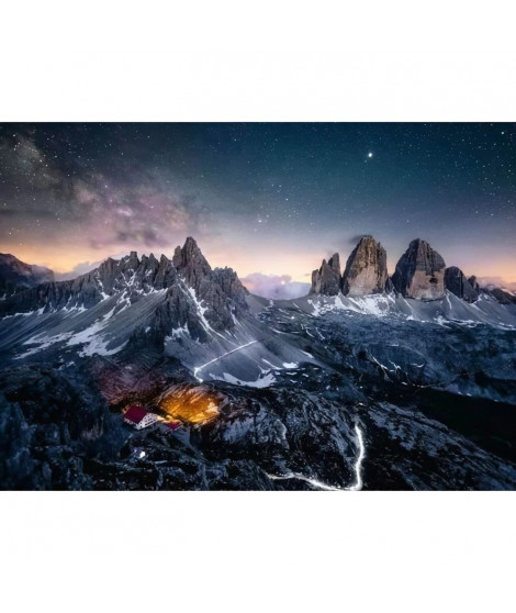 Puzzle 1000 pieces Les Tre Cime di lavaredo, Dolomites - Ravensburger - Paysages - Adultes, enfants des 14 ans