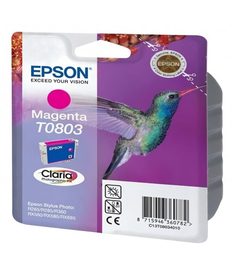 EPSON Cartouche d'encre T0803 Magenta - Colibri (C13T08034011)
