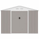 Abri de jardin en métal 7,06 m² - 277 x 255 x 202 cm - Kit d'ancrage inclus - Taupe