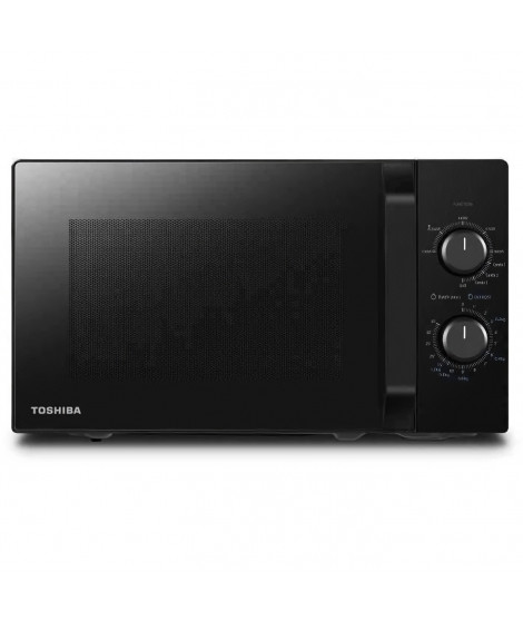 Micro-ondes grill pose libre - TOSHIBA - MW2-MG20P(BK) - Noir - 20L - 800W - Grill 1000W