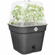 Pot De Fleurs Carré GREEN BASICS - Plastique - Réservoir - Ø20 - Noir