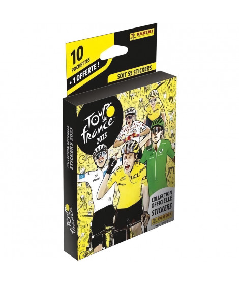 TOUR de France 2023 - Blister 10 pochettes + 1 offerte