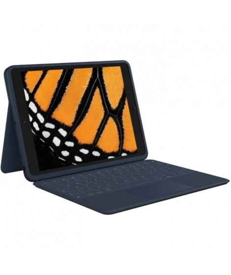 Étui clavier - Logitech Rugged Combo 3 Touch -  Pour iPad 7e, 8e et 9e générations AZERTY, Français