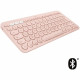 Clavier ordinateur - POUR MAC - Bluetooth - Logitech - K380 Multi-Device - ROSE