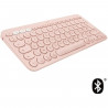 Clavier ordinateur - POUR MAC - Bluetooth - Logitech - K380 Multi-Device - ROSE