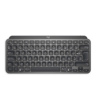 Clavier sans fil Logitech - MX Keys Mini - GRAPHITE - Compact, Bluetooth, rétroéclairé pour MAC, iOS, Windows, Linux, Android