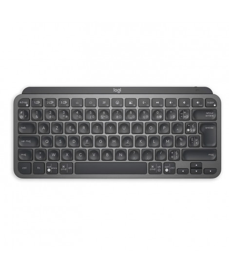 Clavier sans fil Logitech - MX Keys Mini - GRAPHITE - Compact, Bluetooth, rétroéclairé pour MAC, iOS, Windows, Linux, Android