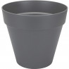 ELHO Pot de fleurs rond Loft Urban - Ø 30 cm - Gris anthracite