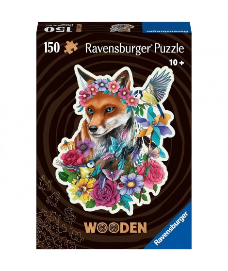 Puzzle en bois Renard coloré - 150 pieces - Ravensburger