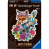 Puzzle en bois Renard coloré - 150 pieces - Ravensburger