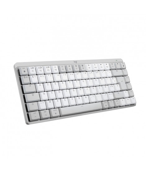 Logitech - Clavier sans fil pour Mac - MX Mechanical Mini - Gris Pâle