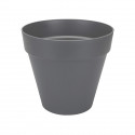 ELHO Pot de fleurs rond avec roues Loft Urban - Ø 40 cm - Gris anthracite