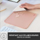 Tapis de souris durable - Logitech - Série Studio - Glissement facile - Rose