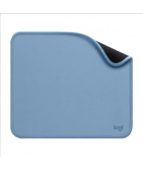 Tapis de souris durable - Logitech - Série Studio - Glissement facile - Bleu Gris