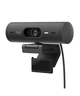 Logitech - Brio 500 Webcam HD avec Expo Auto - Graphite