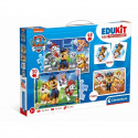 Coffret d'activités préscolaire 4 en 1 Pat'Patrouille - Clementoni - Puzzles, Cubes et Mémo - Fabriqué en Italie