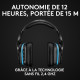 Casque Gaming Sans fil - LOGITECH G - G935 LIGHTSYNC - Son Surround 7.1 - Micro a bascule - Pour PC/MAC/PS4/NINTENDO Switch -…