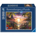 Puzzle 18000 pieces - Paradis au soleil couchant - Ravensburger