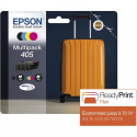 Pack de 4 Cartouches d'encre - 405 Ultra Ink - EPSON - WorkForce WF-7830, 7835, 7840, WorkForce Pro WF-3820, 3825, 4820, 4825…