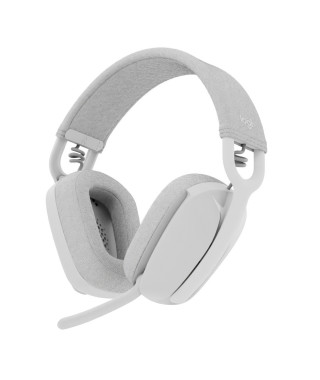 Logitech - Casque d'écoute léger sans fil avec Micro anti-bruit de fond - Zone Vibe 100 - Blanc