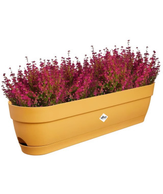 Planteur Rectangle VIBIA - Plastique - Réservoir - Ø70 - Rose Poussiere