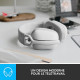 Logitech - Casque d'écoute léger sans fil avec Micro anti-bruit de fond - Zone Vibe 100 - Blanc