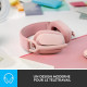 Logitech - Casque d'écoute léger sans fil avec Micro anti-bruit de fond - Zone Vibe 100 - Rose