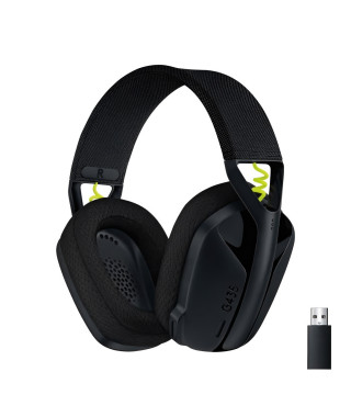 Casque gaming sans fil Logitech - G435 LIGHTSPEED - NOIR - Léger Bluetooth avec micro intégré pour PC, PS4, PS5, Switch, Mobile