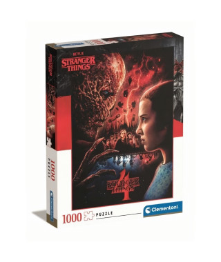 Puzzle - Clementoni - Strangers things - 1000 pieces - 59,2 x 84,3 cm - 39763 - multicolore