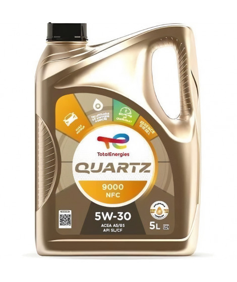 Huile moteur - TotalEnergies - Quartz 9000 NFC 5W-30 - 5L