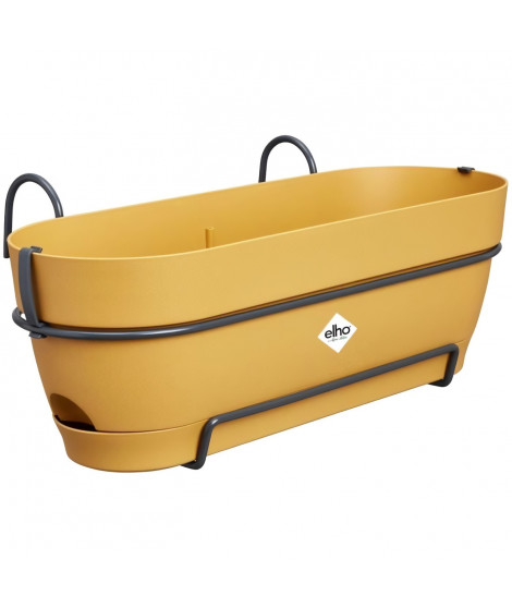 Planteur Rectangle VIBIA - Plastique - Réservoir - Ø50 - Jaune Miel