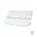 Logitech G - Clavier Gaming - G715 Mécanique Sans Fil Linéaire (GX Red) avec Repose-Poignet - White Mist