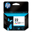 HP 22 Cartouche d'encre trois couleurs authentique (C9352AE) pour HP DeskJet F380/D1530/D2460/F2180/F4100, OfficeJet 4300/5600