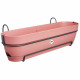 Planteur Rectangle VIBIA - Plastique - Réservoir - Ø70 - Rose Poussiere