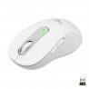 Souris Sans Fil Logitech Signature M650 L - Grande Taille Silencieuse, Bluetooth, Boutons Programmables - Blanche